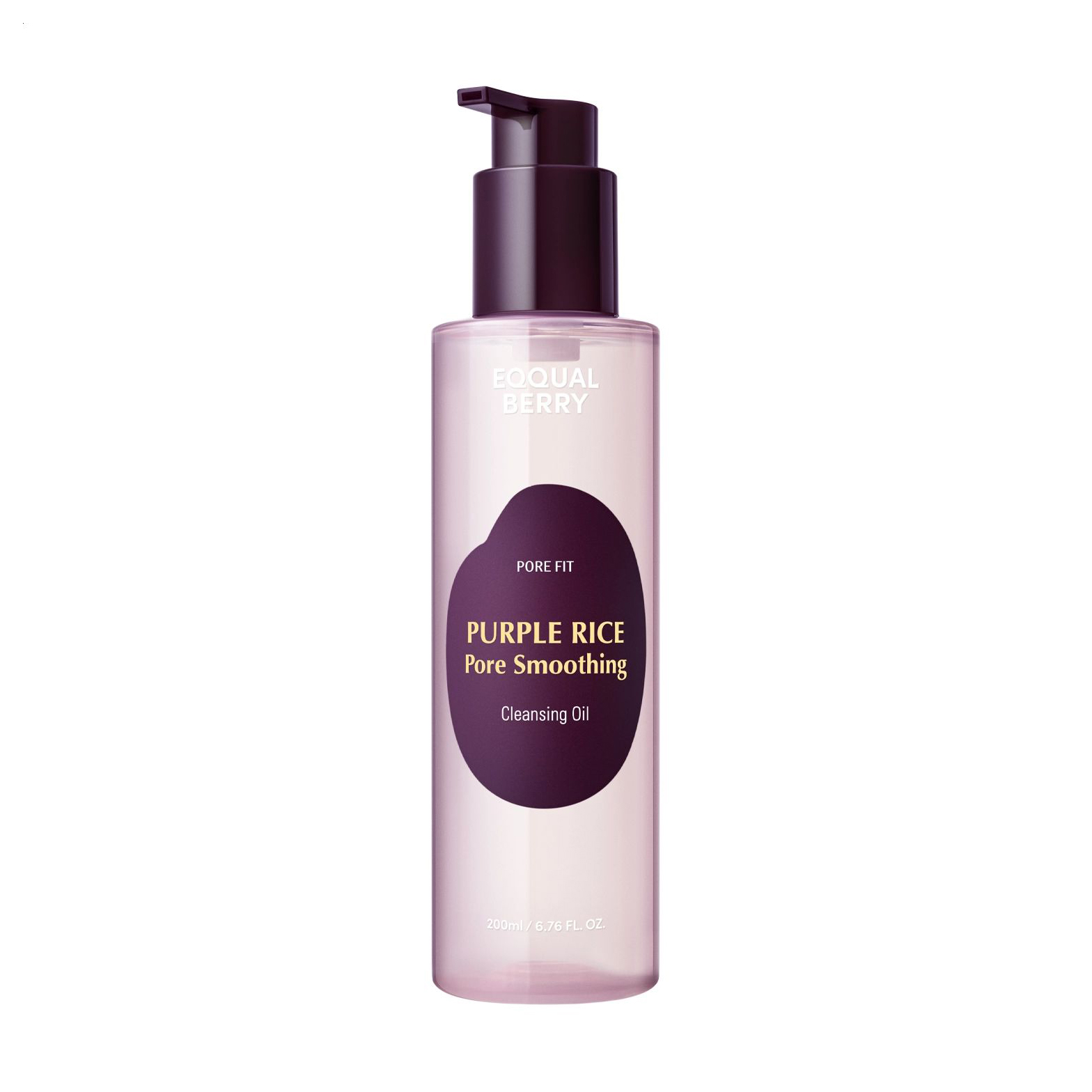 Очищувальна олія для обличчя Eqqualberry Purple Rice Pore Smoothing Cleansing Oil, 200 мл